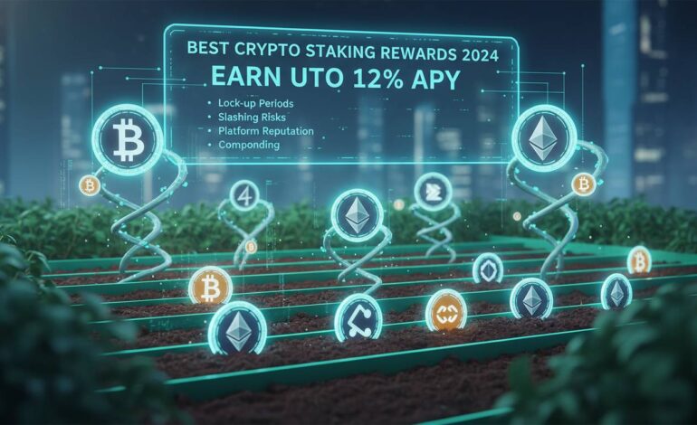 Best Crypto Staking Rewards 2024: Earn Up to 12% APY