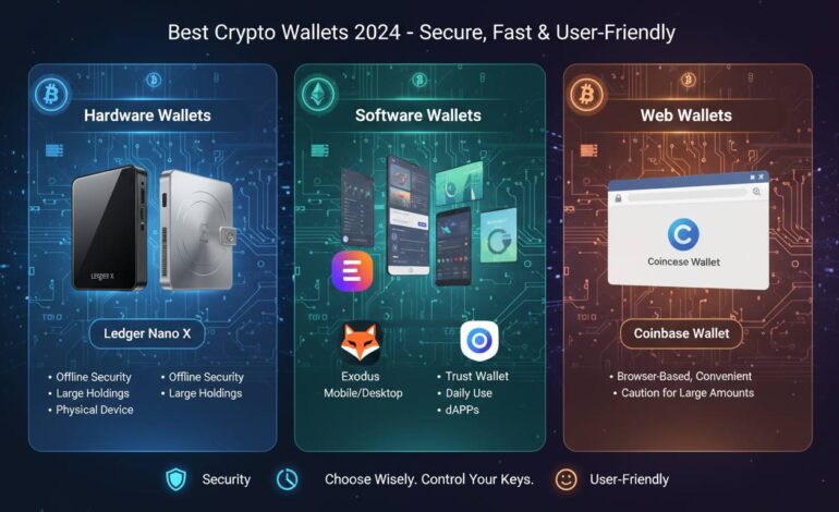 Best Crypto Wallets 2024 – Secure, Fast & User-Friendly