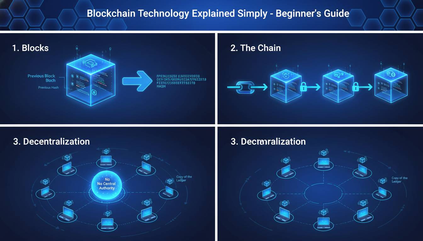 Blockchain Technology Explained Simply - Beginner's Guide