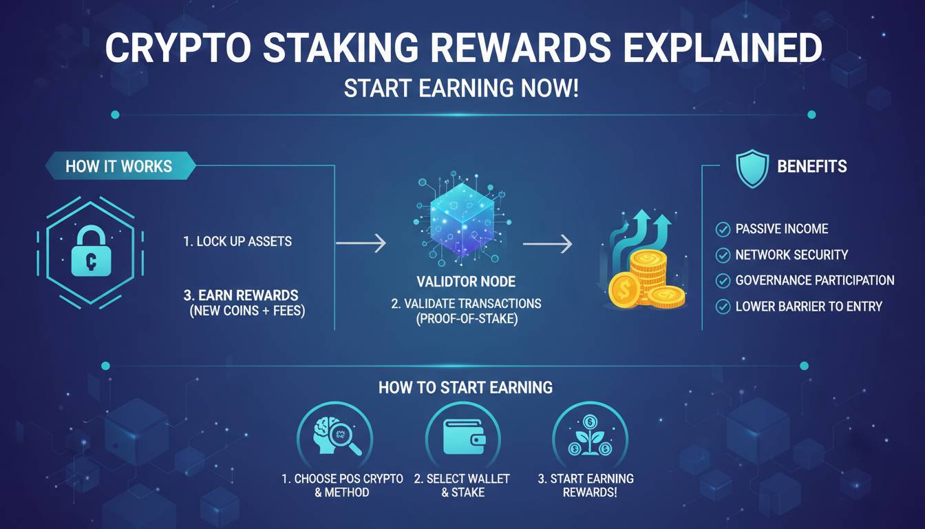 Crypto Staking Rewards Explained - Start Earning Now