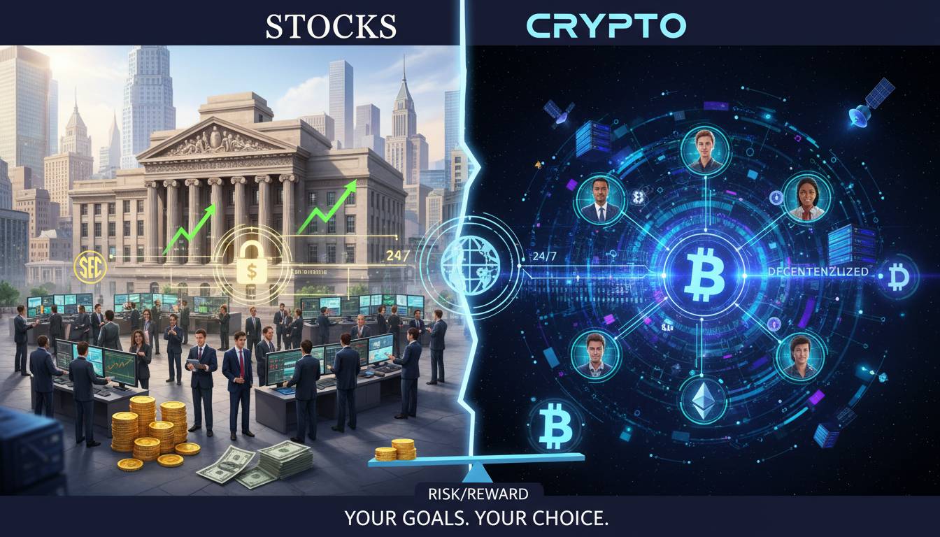Crypto vs Stocks: Key Differences & Which Investment Is Better