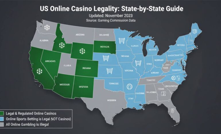 Is Online Casino Gambling Legal in USA? Complete State-by-State Guide