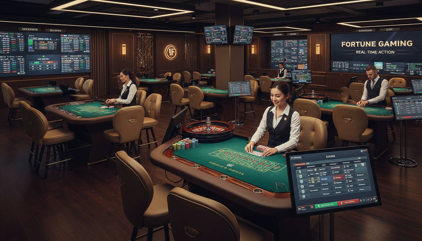 Live Dealer Casino - Real-Time Gaming Action