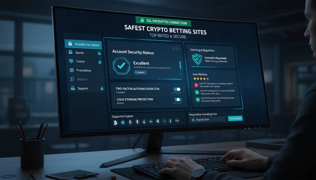 Safest Crypto Betting Sites - Top Rated & Secure