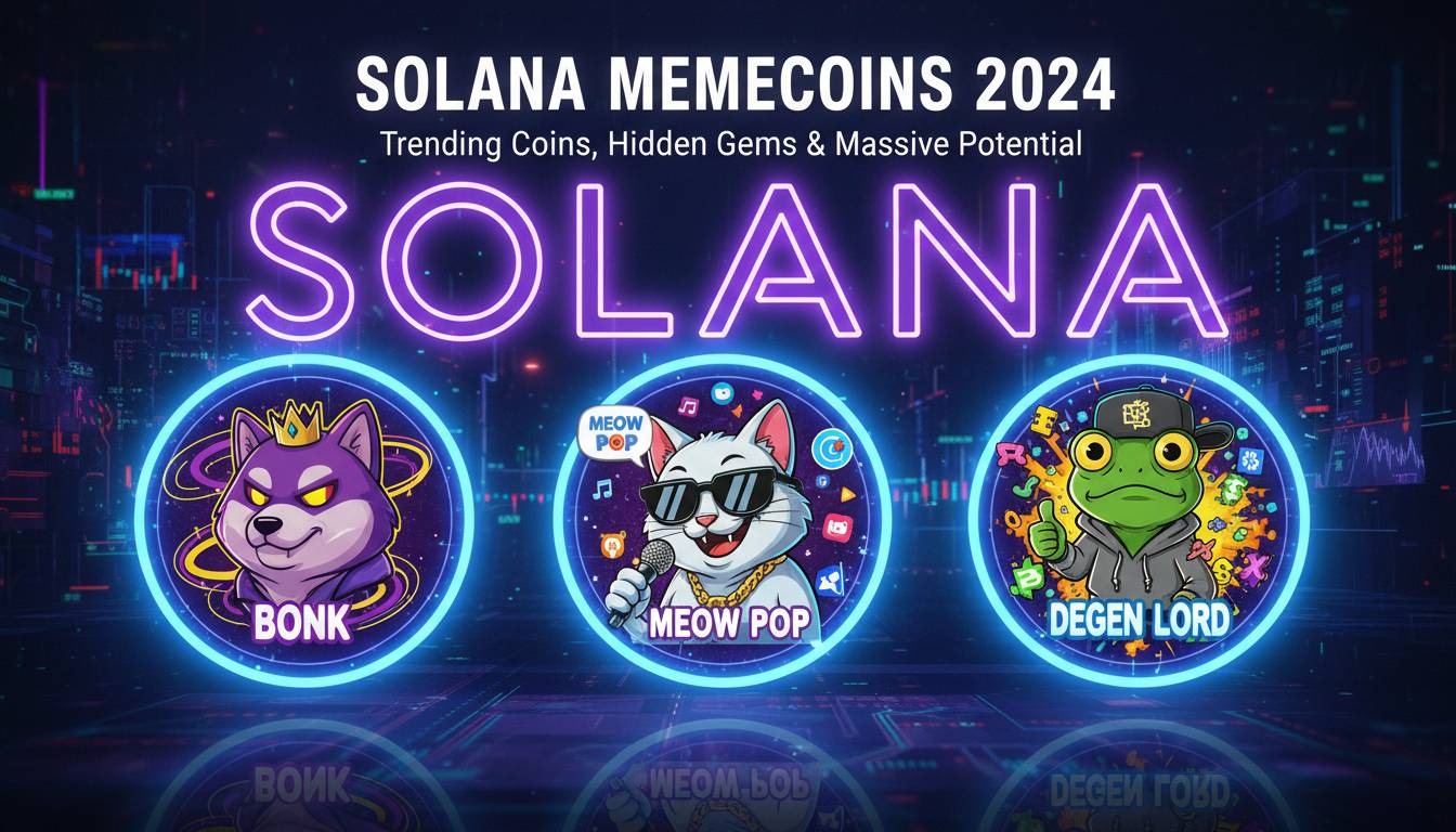 Solana Memecoins 2024: Trending Coins, Hidden Gems & Massive Potential