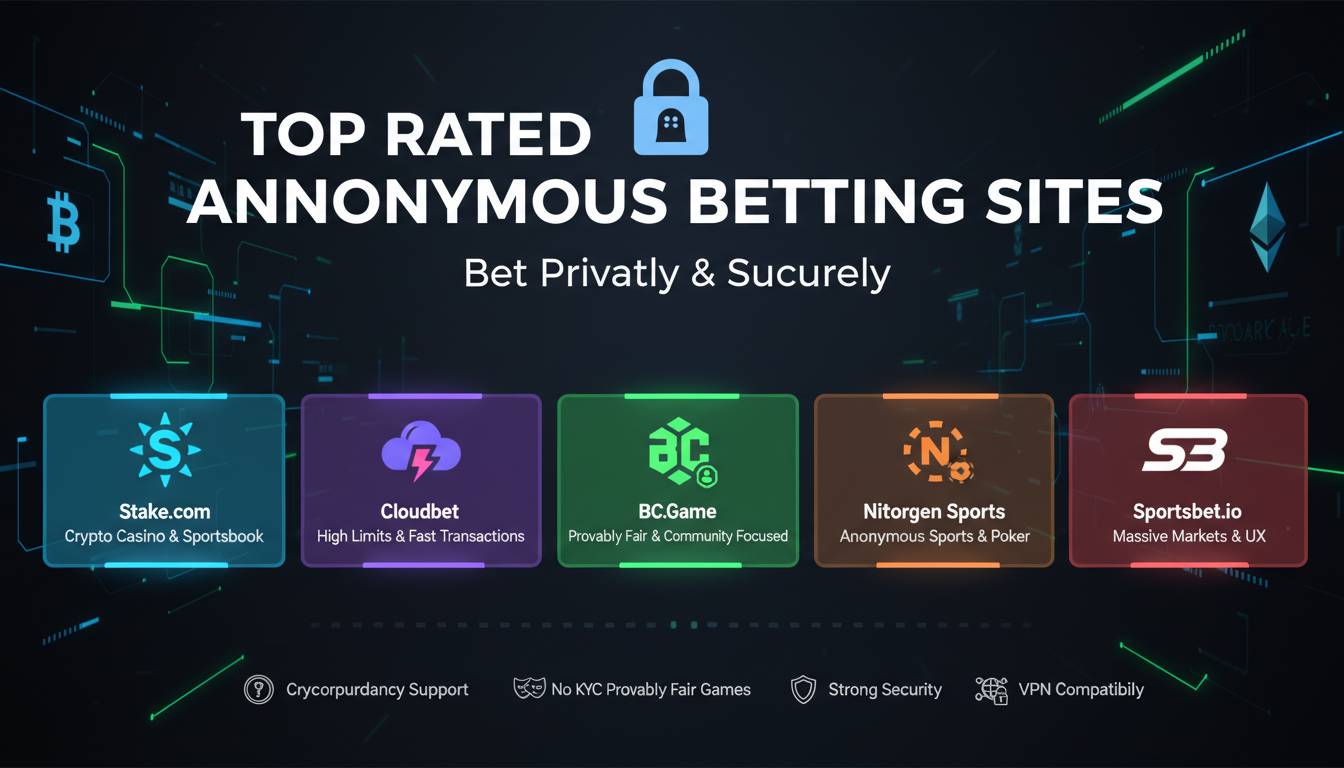 Top Rated Anonymous Betting Sites - Bet Privately & Securely