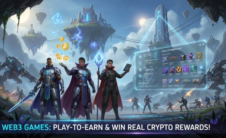Web3 Games: Play-to-Earn & Win Real Crypto Rewards