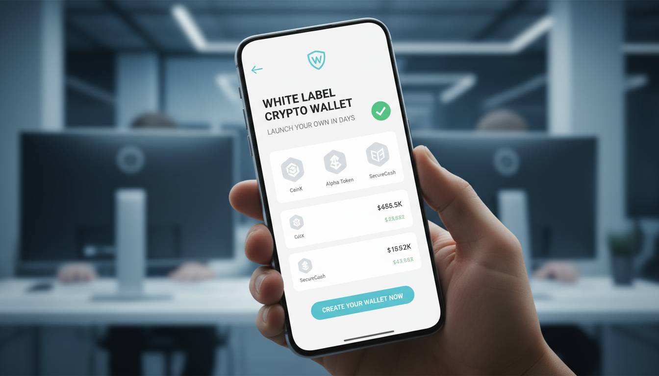 White Label Crypto Wallet - Launch Your Own in Days ✓